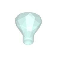 LEGO Trans-Light Blue Rock 1 x 1 Jewel 24 Facet 30153 - 4119482