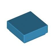 LEGO Dark Azure Tile 1 x 1 3070 - 6151658