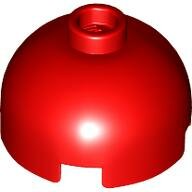 LEGO Red Brick, Round 2 x 2 Dome Top 553 - 6429055