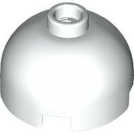 LEGO White Brick, Round 2 x 2 Dome Top 553 - 6429053