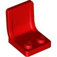 LEGO Red Minifigure, Utensil Seat / Chair 2 x 2 Minifigure, Utensil Seat / Chair 2 x 2 4079 - 407921