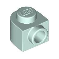 LEGO Light Aqua Brick, Round 1 x 1 x 2/3 Half Circle Extended with Side Stud 3386 - 6469825