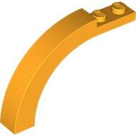LEGO Bright Light Orange Arch 1 x 6 x 3 1/3 Curved Top 6060 - 6328126