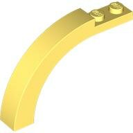 LEGO Bright Light Yellow Arch 1 x 6 x 3 1/3 Curved Top 6060 - 6289285