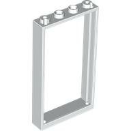 LEGO White Door, Frame 1 x 4 x 6 with 2 Holes on Top and Bottom 60596 - 4541956