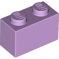 LEGO Lavender Brick 1 x 2 3004 - 6099352