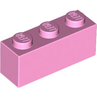 LEGO Bright Pink Brick 1 x 3 3622 - 6052345