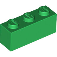 LEGO Green Brick 1 x 3 3622 - 4109679