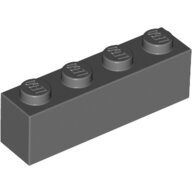 LEGO Dark Bluish Gray Brick 1 x 4 3010 - 4211103