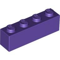 LEGO Dark Purple Brick 1 x 4 3010 - 4224855