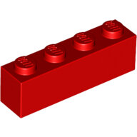 LEGO Red Brick 1 x 4 3010 - 301021