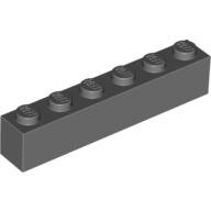 LEGO Dark Bluish Gray Brick 1 x 6 3009 - 4211100