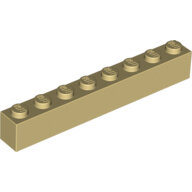 LEGO Tan Brick 1 x 8 3008 - 4159774