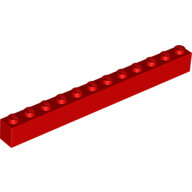 LEGO Red Brick 1 x 12 6112 - 611221