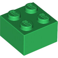 LEGO Green Brick 2 x 2 3003 - 300328