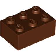 LEGO Reddish Brown Brick 2 x 3 3002 - 4216668