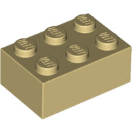 LEGO Tan Brick 2 x 3 3002 - 4159739