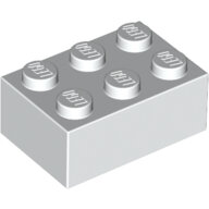 LEGO White Brick 2 x 3 3002 - 300201