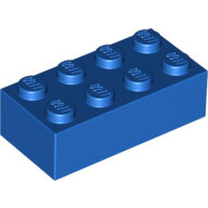 LEGO Blue Brick 2 x 4 3001 - 300123