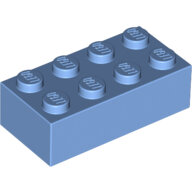 LEGO Medium Blue Brick 2 x 4 3001 - 4205058