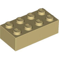 LEGO Tan Brick 2 x 4 3001 - 4114319