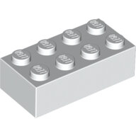 LEGO White Brick 2 x 4 3001 - 300101