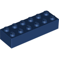 LEGO Dark Blue Brick 2 x 6 2456 - 6100239