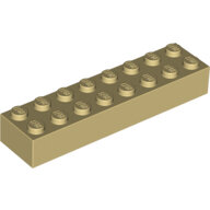 LEGO Tan Brick 2 x 8 3007 - 4141533