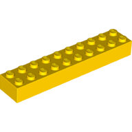 LEGO Yellow Brick 2 x 10 3006 - 300624