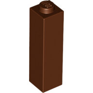 LEGO Reddish Brown Brick 1 x 1 x 3 14716 - 6177699