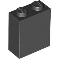 LEGO Black Brick 1 x 2 x 2 with Inside Stud Holder 3245c - 4618852