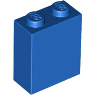 LEGO Blue Brick 1 x 2 x 2 with Inside Stud Holder 3245c - 6133724