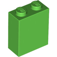 LEGO Bright Green Brick 1 x 2 x 2 with Inside Stud Holder 3245c - 6103986