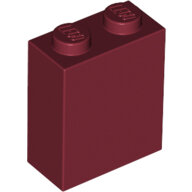 LEGO Dark Red Brick 1 x 2 x 2 with Inside Stud Holder 3245c - 6212084