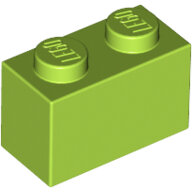 LEGO Lime Brick 1 x 2 3004 - 4164022