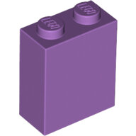 LEGO Medium Lavender Brick 1 x 2 x 2 with Inside Stud Holder 3245c - 4654130
