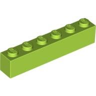 LEGO Lime Brick 1 x 6 3009 - 4537919