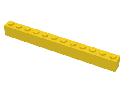 LEGO Yellow Brick 1 x 12 6112 - 4271082
