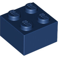 LEGO Dark Blue Brick 2 x 2 3003 - 4296785