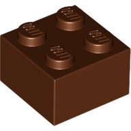 LEGO Reddish Brown Brick 2 x 2 3003 - 4211210