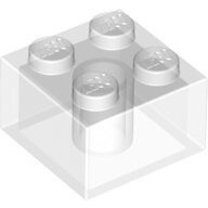 LEGO Trans-Clear Brick 2 x 2 3003 - 6239418