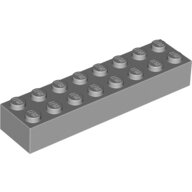 LEGO Light Bluish Gray Brick 2 x 8 3007 - 4211391