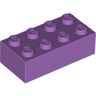 LEGO Medium Lavender Brick 2 x 4 3001 - 4655173