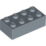 LEGO Sand Blue Brick 2 x 4 3001 - 6052830
