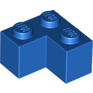 LEGO Blue Brick 2 x 2 Corner 2357 - 4558606