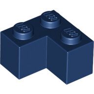 LEGO Dark Blue Brick 2 x 2 Corner 2357 - 6228123