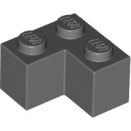 LEGO Dark Bluish Gray Brick 2 x 2 Corner 2357 - 4211109