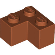 LEGO Dark Orange Brick 2 x 2 Corner 2357 - 4164442