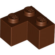 LEGO Reddish Brown Brick 2 x 2 Corner 2357 - 4211200