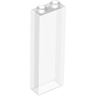 LEGO Trans-Clear Brick 1 x 2 x 5 without Side Supports 46212 - 4624313